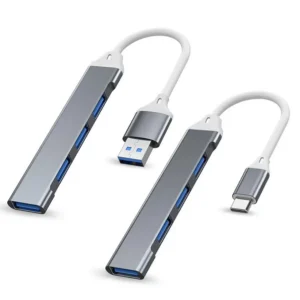 Hub USB 3.0 à 4 ports, haute vitesse Type C