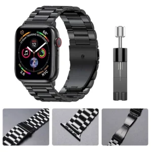 Bracelet en Acier Inoxydable pour Apple Watch Ultra 2 Bracelet en M tal pour iWatch S 1