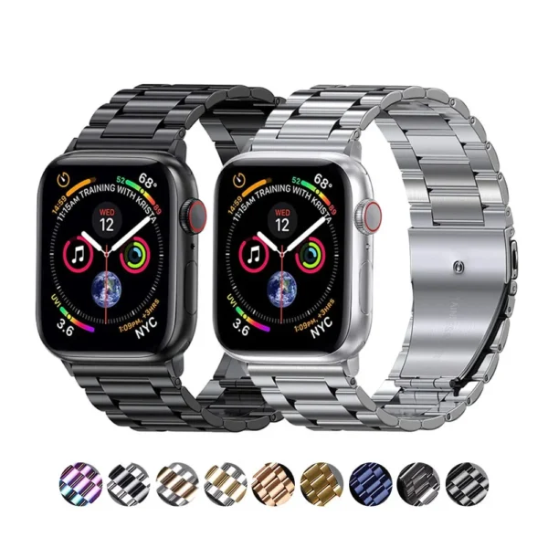 Bracelet en Acier Inoxydable pour Apple Watch Ultra 2 Bracelet en M tal pour iWatch S