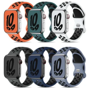 Bracelet sport en silicone pour Apple Watch