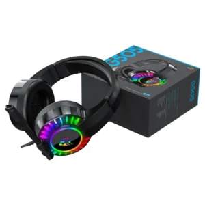 Casque de jeu filaire USB avec micro LED RVB son surround st r o suppression du 1