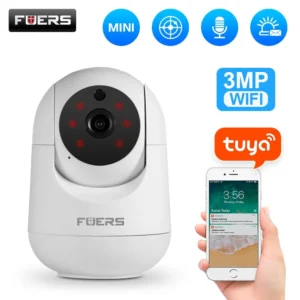 Fuers Cam ra de surveillance int rieure IP sans fil moniteur de s curit pour b 1