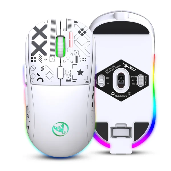 Souris mecanique sans fil T90 2.4G