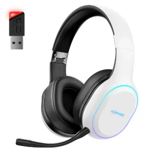 KOFIRE - Casque de jeu Bluetooth 2.4GHz