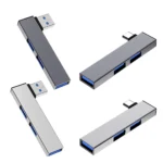 HUB USB 3 en 1 pour ordinateur