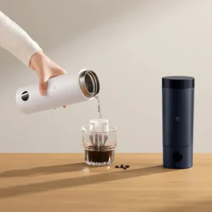 XIAOMI Bouilloire lectrique portable ata jia 2 tasses thermos bomicrophone eau rapide 350ml temp rature intelligente 1