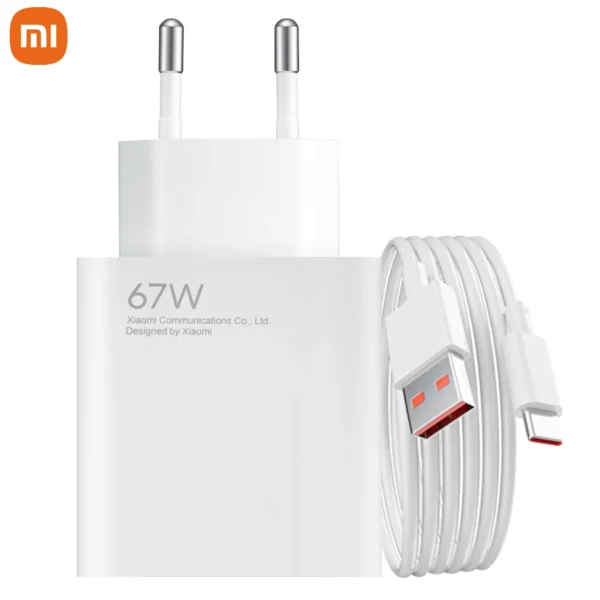 Xiaomi Chargeur rapide d origine avec c ble USB de type C Mi 14 13T 12T